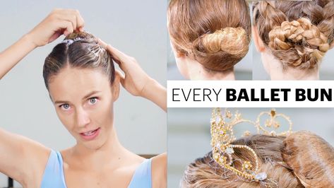 Watch Every Ballet Hairstyle With Pro Ballerina Scout Forsythe | On Pointe | On Pointe | Glamour Ballerina Hairstyles Ballet Buns, Scout Forsythe, Ballet Hairstyle, Ballerina Hairstyles, Hair Bun Styles, Ballerina Hair, Spring Haircuts, Ballet Hairstyles, Ballet Bun