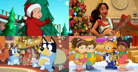 Best 2020 Christmas Episodes From Toddler Shows | Fatherly Toddler Christmas Movies, Christmas Episodes Of Tv Shows Disney, Christmas Movies For Toddlers, Christmas Cartoon Movies, Toddler Shows, Cartoons Episodes, Christmas Tv, Christmas Episodes, Dinosaur Train