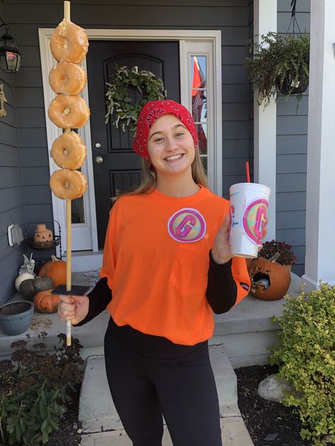 Tbo Costume, Tbo Icarly Outfit, T Bo Costume Icarly, Icarly Tbo Costume, Icarly Tbo, Icarly Halloween, Icarly Costume, Donuts On A Stick, At Home Halloween Costumes