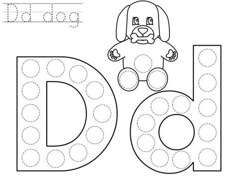 do-a-dot-letter-d-printable «  funnycrafts Letter D Dot Worksheet, Letter D Printable, Letter Practice Preschool, Letter D Activities, Preschool Letter Activities, Dot Coloring Pages, D Activities, Letter D Worksheet, Letter D Crafts