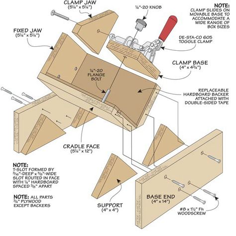 45° box joint jig for table saw. Spline Jig, Circular Saw Jig, Woodworking Jig Plans, Table Saw Stand, Woodworking Jigsaw, Table Saw Jigs, Working With Wood, Diy Table Saw, Router Jig