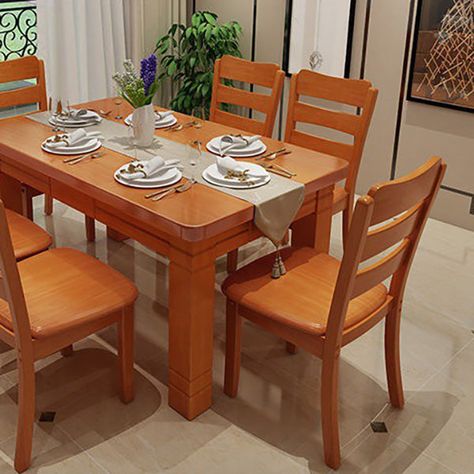 Dining Table Design Wood, Sofa And Dining Table, Modern Table And Chairs, Contemporary Dining Room Design, Natural Dining Room, Kids Bed Design, Dining Table Design Modern, Wood Chair Design, Tv Stand Designs