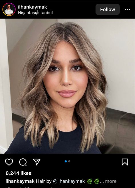 Cold Weather Professional Outfits To Work, Winter Hair Color For Brown Eyes, Popular Womens Haircuts 2023, Colour Blocking Hair Blonde And Brown, Medium Volume Haircut, Haircut And Color 2024, Low Maintence Hair Color, Blonde Winter Hair 2023, Winter 2023 Hair Trends Haircuts