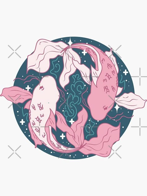 Pet Anime, Vinyl Art Paint, Pisces Fish, Pink Fish, Tableau Art, Zodiac Art, Adore You, Picture Collage, Aesthetic Themes