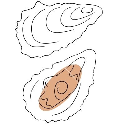 Bass Outline, Sketching Challenge, Oyster Party, Screen Printing Ideas, Pearl Tattoo, Beach Embroidery, Art Gift Ideas, Food Tour, Tattoo Flash Art