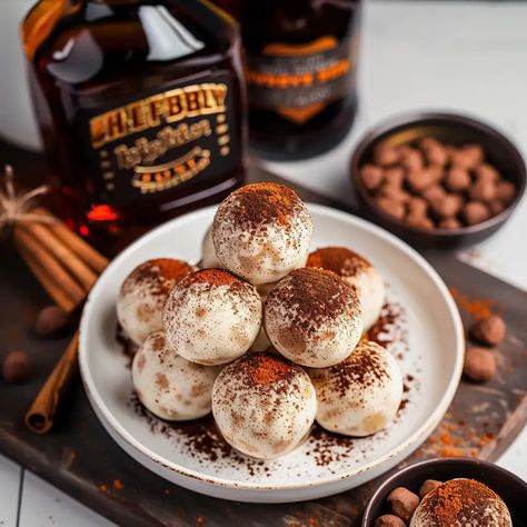 Introduction Fireball Whiskey Balls are a delightful treat that combines the rich flavors of vanilla, pecans, cocoa, and cinnamon with the distinct warmth of Fireball whiskey. These bite-sized confections are ... Learn more Fireball Cake Pops, Fireball Whiskey Cookies, Fireball Balls Recipe, Fireball Cake Balls, Fireball Cookie Recipes, Fireball Balls, Fireball Desserts, Fireball Whiskey Balls, Fireball Cookies