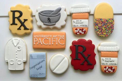 Pharmacist Cookies, Pharmacy Cookies, Pharmacy Party, Retirement Cookies, Pharmacy Graduation, Medical Cookies, Np School, Graduate Party, Pharmacy School