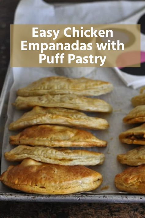 Puff Pastry Empanadas Beef, Dinner Empanadas, Puff Pastry Empanadas, Easy Chicken Empanadas, Garlic Mojo Sauce, Beef And Potato Empanadas Recipe, Potato Empanadas Recipe, Beef And Potato Empanadas, Chipotle Pepper Recipes