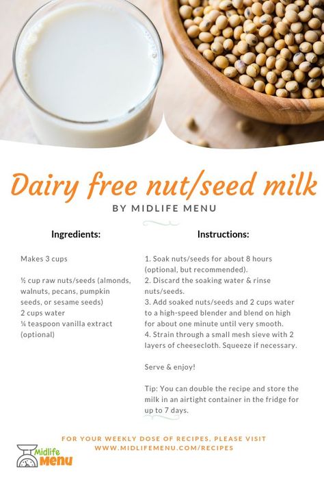 Soy Foods, Curd Cheese, Soya Milk, Menu Recipes, State Foods, Soy Recipes, Edamame Beans, Milk Alternatives, Lactose Intolerant