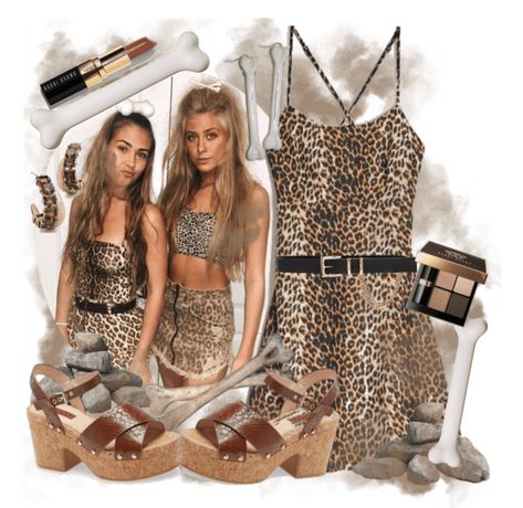 Cave Cuties Outfit | ShopLook Cave Person Costume, Cave Women Costumes, Cavewoman Costume College, Cave Woman Costume Diy, Cave Woman Halloween Costume, Cave Girl Halloween Costume, Cute Themes, Cute Costumes, Outfit Maker