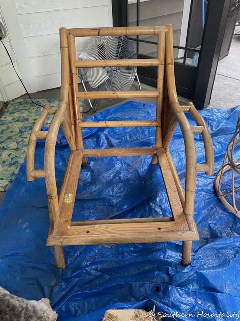 Bamboo Chair Makeover, Bamboo Furniture Makeover, Rattan Furniture Makeover, Cabot Australian Timber Oil, Bamboo Furniture Vintage, Vintage Bamboo Chairs, Bamboo Dining Chairs, Bamboo Outdoor, Furniture Redos