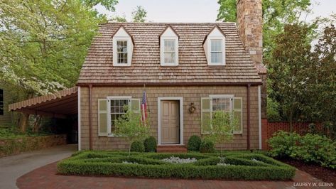 Our Randolph Cottage Is the Goldilocks of House Plans | Southern Living Southern Living House Plans, A Small House, Southern House Plans, Exterior Makeover, Cottage Plan, Colonial Williamsburg, Cottage House, Cottage House Plans, Best House Plans