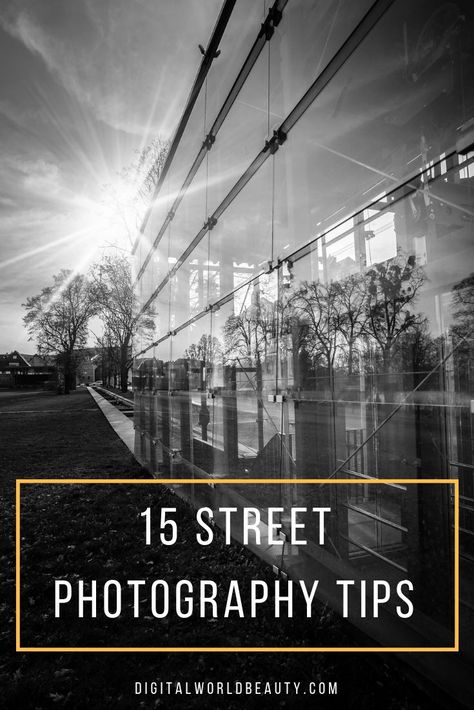 If you're a beginner interested in street photography, check out this guide with 15 tips that will help you take better street photographs. | #beginnerphotographer #photography #photographylife #expertphotography #streetphotos #streetphotography #streetlife #architecture Street Photography Tips, Manual Photography, City Streets Photography, Film Tips, Beginner Photography, Photography Tips And Tricks, Facebook Contest, Portrait Photography Tips, Cityscape Photography