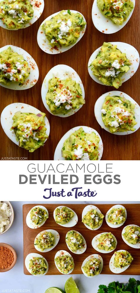 Pickled Deviled Eggs, Guacamole Deviled Eggs, Spring Snacks, Devilled Eggs Recipe Best, Devilled Eggs, Bunny Chow, Best Deviled Eggs, Bacon Deviled Eggs, Classic Appetizers