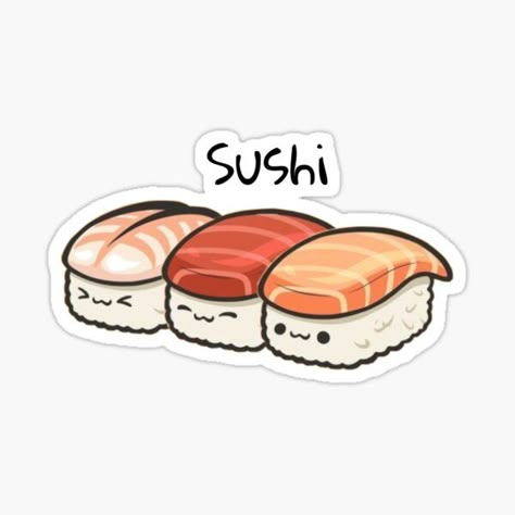 Sushi Stickers, Cute Sushi, Vinyl Decal, Vinyl, Cars, For Sale