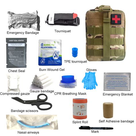 https://www.tsmedic.com/Car-First-Aid-Kit.html Tactical First Aid Kit, Vehicle First Aid Kit, First Aid Kit Aesthetic, Ifak Kit, Crosstrek Mods, Car First Aid Kit, Hiking First Aid Kit, First Aid Kit Checklist, Survival First Aid