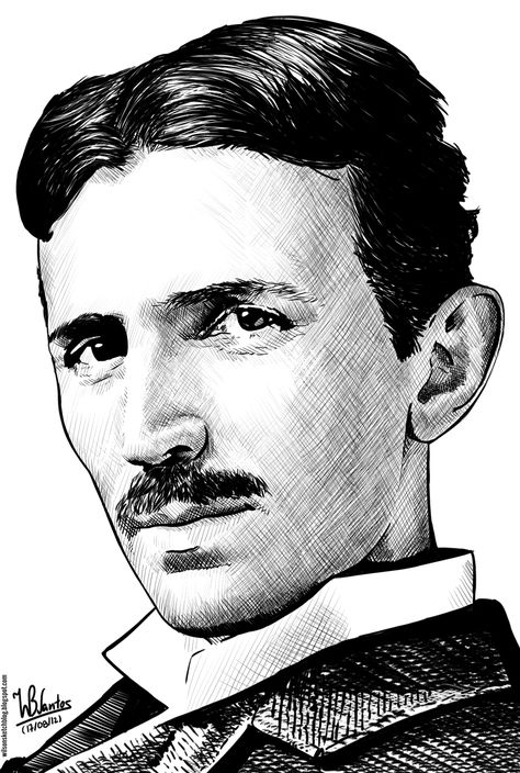 A great inventor. Nikola Tesla. Tesla Drawing, Nikola Tesla Inventions, Tesla Inventions, Nicola Tesla, Tesla Logo, Nicolas Tesla, Tesla Coil, Kid Friendly Travel Destinations, Valentine Photography