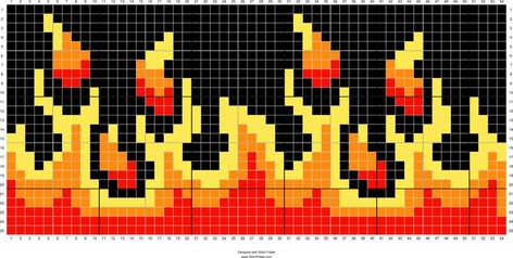 Outdoor fire cross stitch. | Tapestry crochet patterns, Cross stitch art, Pixel crochet Flames Cross Stitch Pattern, Fire Cross Stitch Pattern, Flames Pixel Art, Crochet Fire Pattern, Crochet Flames Pattern, Flame Pixel Art, Fire Pixel Art, Fire Cross Stitch, Beaded Bracelet Designs