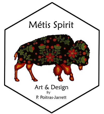 Metis Tattoo Ideas, Metis Artwork, Metis Tattoo, Metis Tattoos, Metis Culture, Metis Art, Native Beading, Animal Templates, Buffalo Print