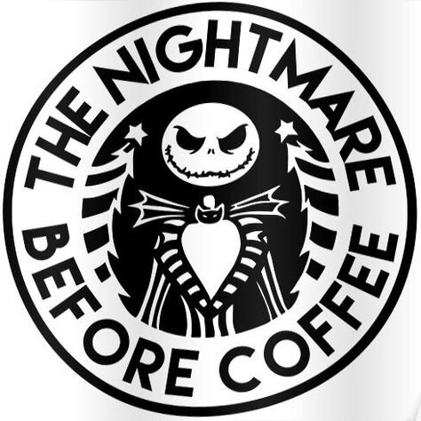 Nightmare Before Coffee, Superfood Recipes, Coffee Stickers, A Nightmare, Coffee Signs, The Nightmare, Christmas Coffee, Nightmare Before, Coffee Cans