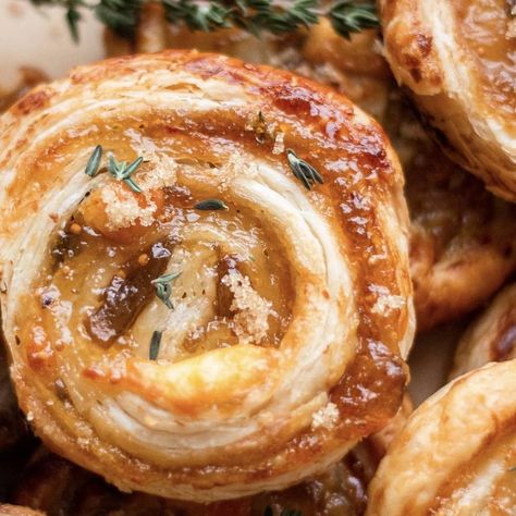 Recipe: Hot Pepper Raspberry Spirals - Shawano Stock Market Goat Cheese Pinwheels, Puff Pastry Squares, Fig And Goat Cheese, Pastry Squares, Fig Preserves, Cheese Pinwheels, Cheese Puff Pastry, Raspberry Preserves, Holiday Appetizer