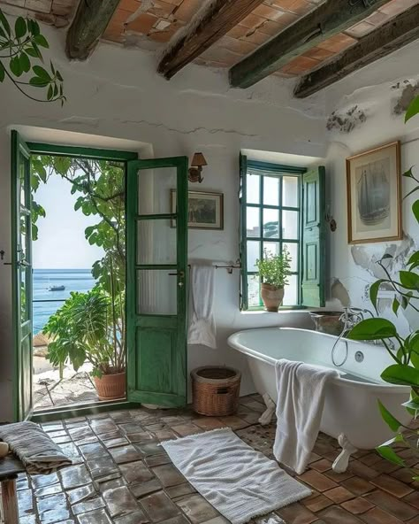 Italian Cottage, Apartment Simple, Bloxburg Houses, Italy House, Dream Life House, Italian Home, Home Inspo, Samos, Mediterranean Home