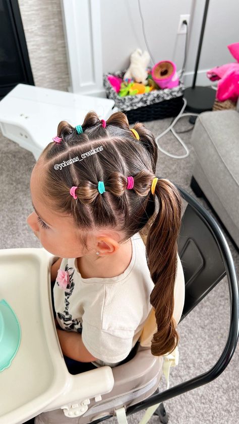 Yohana Hall on Instagram: “⁣ .⁣ .⁣ .⁣ .⁣ .⁣ #toddlerhairstylesideas #toddlerhairideas #toddlerhairstyle #toddlerhairfashion #hairtutorial #toddlerhairmodel…” Baby Girl Hairstyles Curly, Daughter Hairstyles, Easy Toddler Hairstyles, Cute Toddler Hairstyles, Kids Hairstyle, Easy Little Girl Hairstyles, Girly Hairstyles, Girl Hair Dos, Girls Hairstyles Easy