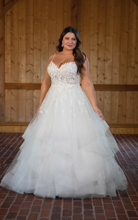 Super Plus Size Wedding Dresses, Plus Size Ball Gown Wedding Dresses Formal, Beach Wedding Plus Size Dresses, Plus Size Wedding Dresses With Straps, A Line Wedding Dress Curvy Bride, Cinderella Wedding Dress Plus Size, Plus Size Sweetheart Wedding Dress, Plus Size Wedding Dresses Sweetheart Neckline, Davids Bridal Plus Size Wedding Dress