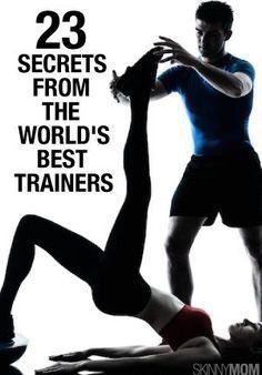 🔹23 Secrets From The Worlds Best Trainers!🔹 Bądź Fit, Sport Nutrition, Trening Fitness, Motivation Fitness, I Work Out, Fitness Nutrition, Personal Training, Get In Shape, Fitness Diet