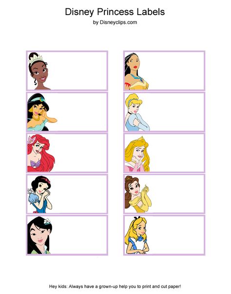 Disney Princess labels Printable Disney Princess, Princess Birthday Party Food, Disney Princess Printables, Disney Princess Names, Disney Princess Cupcakes, Princess Cupcake Toppers, Princess Printables, Disney Princess Birthday Party, Princess Theme Birthday