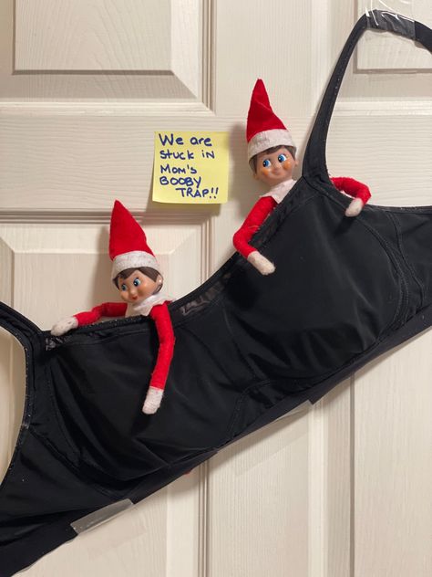 Elf On The Shelf Booby Trap, Elf Trap, Elf Ideas, The Elf, Elf On The Shelf, Elf, Holiday Traditions, Quick Saves