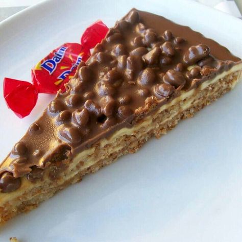 Daim Cake Is the Best Thing You're Not Buying at IKEA | Kitchn Daim Cake, Swedish Treats, Chocolate Bar Recipe, Swedish Food, Norwegian Food, Scandinavian Food, Swedish Recipes, Baking Desserts, Ice Cream Cake