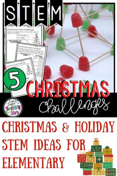 December Stem Activities, Upper Elementary Christmas, December Stem, Holiday Stem Activities, Christmas Stem Challenge, Christmas Stem Activities, Holiday Stem, Elementary Science Activities, Lisa Taylor