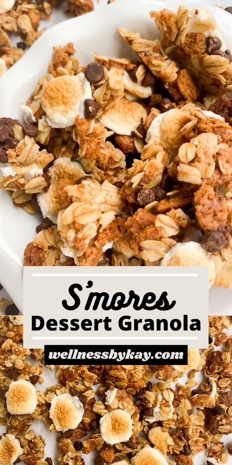 Granola Dessert, Smores Dessert, Easy Granola, Granola Recipe Homemade, Summer Dessert Recipes, Granola Recipes, Homemade Granola, Best Dessert Recipes, S Mores