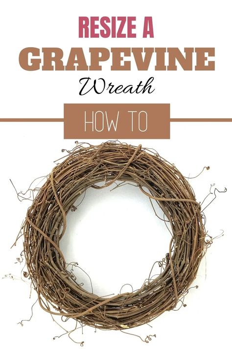 If you are ever in need of a larger wreath but don’t have one on hand, learn exactly how to resize a grapevine wreath with Julie Siomacco of Southern Charm Wreaths. How To Make Something, Silk Wreaths, Vine Wreath, Grapevine Wreaths, Wreath Maker, Large Wreath, Floral Tape, Wreath Making, Wreath Designs