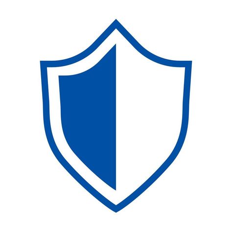 Blue shield icon. Defense or security. Vector. Shield Icon, Blue Shield, Tree Saw, Team Blue, Heart Tree, Logo Banners, Cityscape Photos, Nature Backgrounds, Heart With Arrow