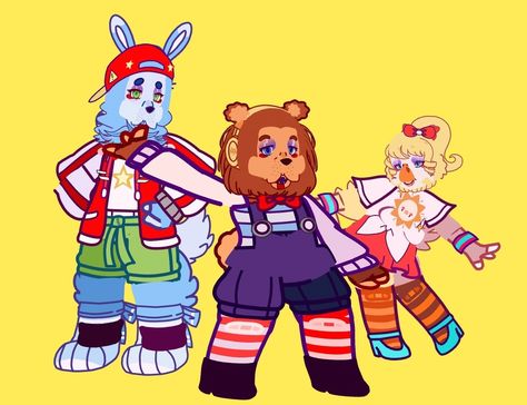 Toy bonnie
Toy Chica
Toy Freddy 
Fnaf Og Fnaf Characters, Roxy Gacha Club Fnaf, Monty Fnaf Gacha Club, Fnaf Gacha Life 2, Gacha Fnaf Oc, Gacha Fnaf Designs, Fnaf Gacha Designs, Gacha Club Fnaf, Fnaf Designs