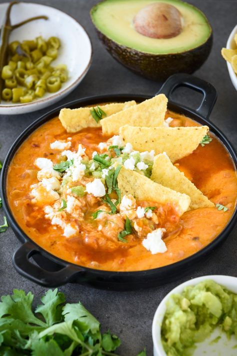 Torchy's Queso Recipe Torchys Queso, Torchys Queso Recipe, Best Queso Recipe, Fresco Cheese, Queso Fresco Cheese, Queso Dip Recipes, Queso Recipe, Hot Salsa, Mild Salsa