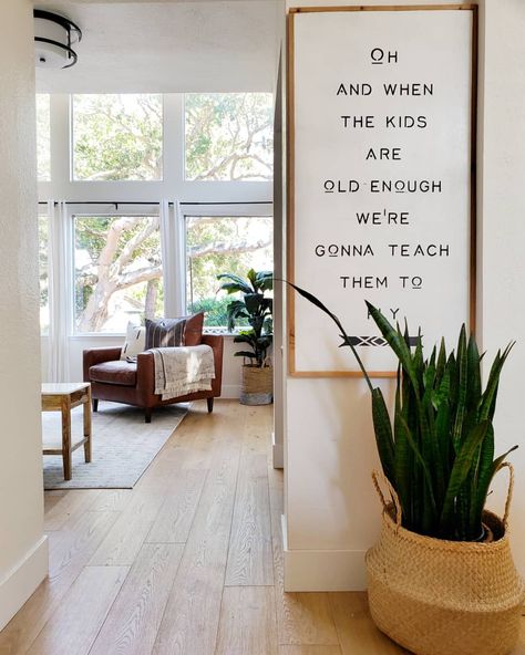 This sign is perhaps my favorite item in our home. It is our favorite quote from our song by Dave Matthews Band, custom made by… Kismet House, Cosy Corners, Our Song, Modern Flooring, Long Branch, Cosy Corner, Dave Matthews Band, Gifts For Photographers, Dave Matthews