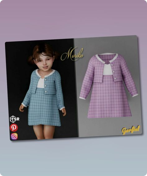 Cute dress outfit for toddlers. Filesize: 14 MB #sims4cc #sims4 #dress #clothing #female_clothing #cute Ts4 Cc Toddler Clothes, Sims4 Cc Kids Clothing, Sims 4 Toddler Clothes Cc, Sims 4 Cc Toddler Clothes, Skirt Sims 4 Cc, Skirt Sims 4, Ts4 Kids, Toddler Formal Dresses, Luxury Kids Clothes