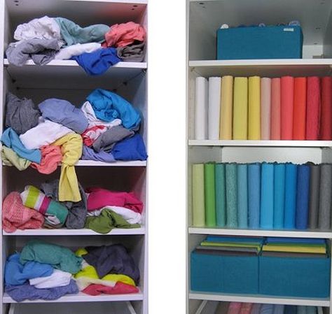 Mari Kondo Folding, Konmari Method Folding, Mari Kondo, Folding Towels, Back To School Organization, Diy Storage Boxes, Konmari Method, Marie Kondo, File Folders