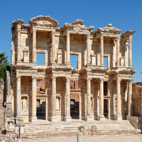 Step into the heart of history and embark on an unforgettable journey through the ancient wonders of Ephesus! 🌟 From majestic monuments to hidden treasures, every corner tells a story. Here's a glimpse of what awaits: ⛪ House of the Virgin Mary 📜 Library of Celsus 🎭 Great Theater 🌿 Temple of Artemis 🏛️Temple of Hadrian Every step is a journey through time and every sight is a testament to the enduring legacy of civilizations past. Learn more about sightseeing musts by visiting the blog. Lin... Artemis Temple, Library Of Celsus, Temple Of Artemis, The Roman Empire, The Virgin Mary, Ancient City, Turkey Travel, Ancient Cities, Hidden Treasures