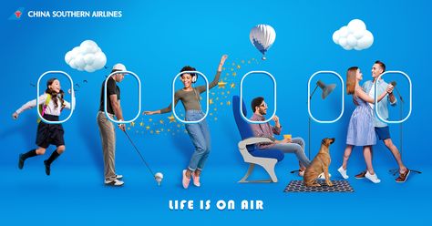 Life is on air.💙  #csair #travel #chinasouthern #airlines #aviation #traveltheworld #travelchina Airport Ads, Travel Creative Ads, Airlines Ads, Window Ads, Airport Theme, Travel Advertising Design, Airline Poster, Insurance Ads, Travel Creative