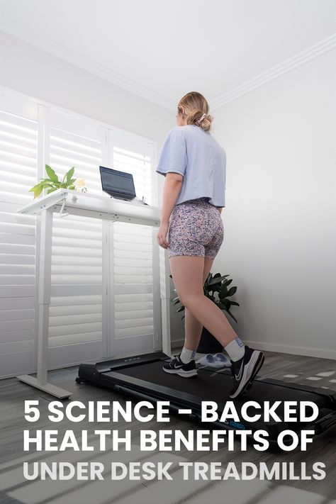 We’ve got five science-backed under desk treadmill benefits to enhance your health and well-being, without too much effort from you. Under Desk Treadmill Workout, Walking Desk, Treadmill Benefits, Body Weight Squat, Treadmill Desk, Under Desk Treadmill, Desk Treadmill, Benefits Of Walking, Treadmill Walking