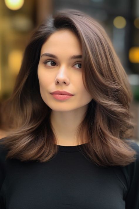 Easy Hair Cuts, Layered Haircuts For Medium Hair, Mid Length Hair With Layers, Medium Length Hair With Layers, Shoulder Length Hair Cuts, Hair 2024, Haircuts Straight Hair, Haircuts For Medium Hair, Mid Length Hair