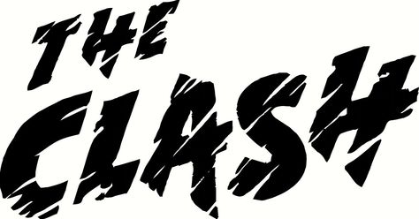 the clash decal window or bumper sticker rock n roll band picclick.com The Clash Tattoo, The Clash Logo, Poster Art Ideas, Stencils Printables Templates, Car Sticker Design, Punk Patches, Stencils Printables, Cool Typography, Music Tattoos