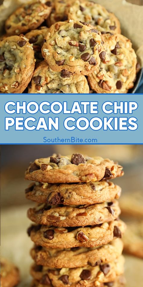 Chocolate Chip Cookies With Pecans Recipe, Chocolate Chip Cookies With Pecans, Chocolate Pecan Cookies, Oatmeal Chocolate Chip Pecan Cookies, Chocolate Chip Pecan Caramel Cookies, Choc Chip Pecan Cookies, Chocolate Chip Pecan Coconut Cookies, Chocolate Chip Pecan Cookies, Butter Pecan Cookies