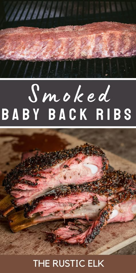 Ready for some amazing, fall-off-the-bone baby backs? These super easy 3-2-1 smoked ribs are so easy but so good. Learn how to make the best-tasting smoked ribs in your pellet smoker with this awesome recipe. Smoker Ribs, Smoked Baby Back Ribs, Smoker Recipes Electric, Electric Smoker Recipes, Smoked Pork Ribs, Smoker Ideas, Smoker Cooking, Easy Cook, Pellet Smoker