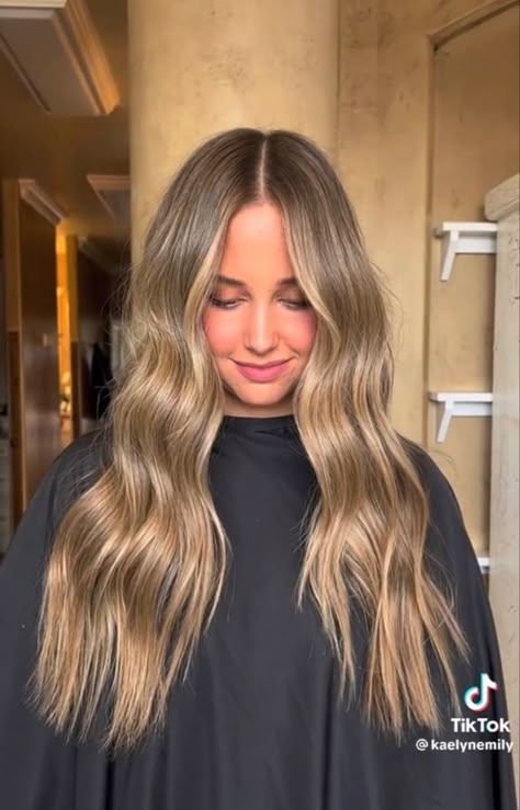 Virgin Dark Blonde Hair, Level 7 Root Melt, Light Soft Brown Hair, Blondish Balayage, Carmel Balayage Straight, Light Highlights On Light Brown Hair, Office Outfits Young Women, Natural Lived In Blonde Balayage, Light Brown With Dimension