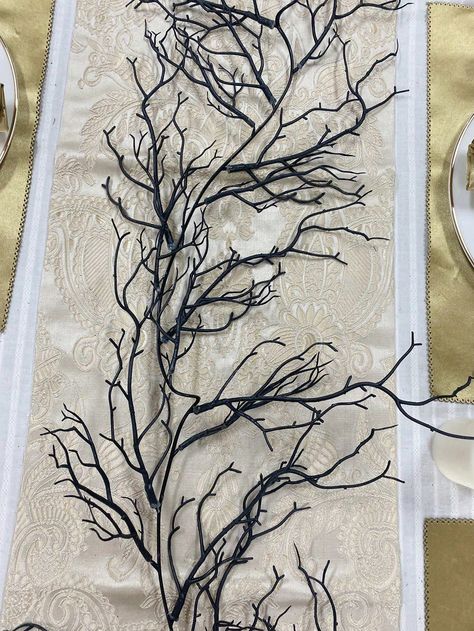 2pcs Halloween Garland, Dead Branches Garland With , Black Branch Garland, Black Garland For Fall Halloween Party Decoration,Decorative Plant Plastic Dry Branches Decor For Wedding Halloween Party Home Supplies Halloween Black Dead Branches 2pcs    PE     Home Decor, size features are:Bust: ,Length: ,Sleeve Length: Indoor Holiday Decor, Dry Branch, Hanging Vines, Halloween Garland, Vine Wall, Vine Leaves, Branch Decor, Light Garland, Glass Lamp Shade